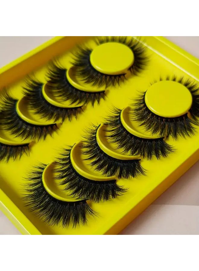 European And American 3D Multi Layer Fluffy Mixed Natural Thick Model 11 Cartoon Eyelash Extensions - Image 2