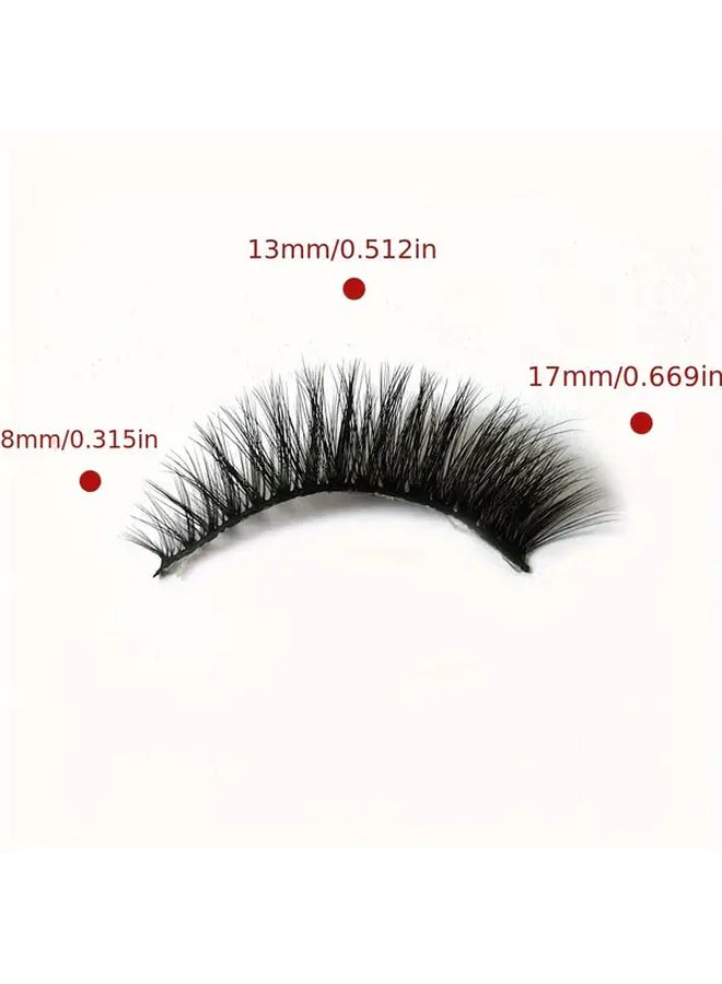 European And American 3D Multi Layer Fluffy Mixed Natural Thick Model 11 Cartoon Eyelash Extensions - Image 4