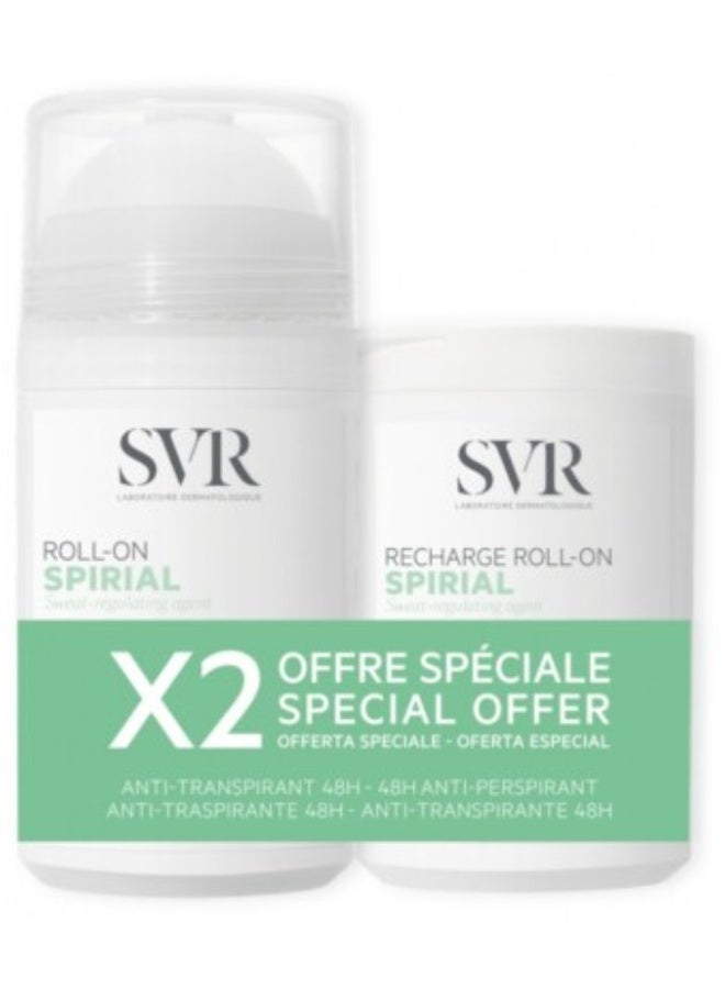 SVR Spirial Roll-On 48H Anti-Perspirant + Recharge Roll-On Pack 2x50ml - Image 4