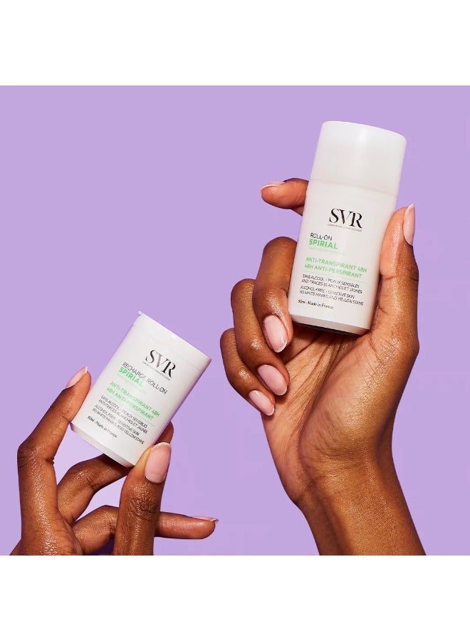 SVR Spirial Roll-On 48H Anti-Perspirant + Recharge Roll-On Pack 2x50ml - Image 2