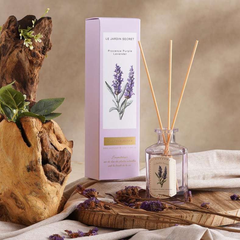 Le Jardin Secret Provence Lavender Reed Diffuser 100ml - Purple