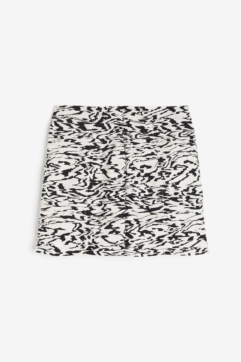 H&M Draped Mini Skirt