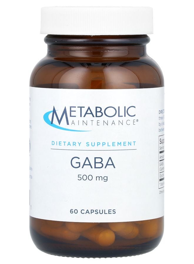 GABA 500 mg 60 Capsules