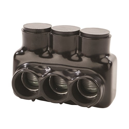 NSI IPLD500-3B Polaris Insulated Multi-Cable Connector Block, Black - Image 1