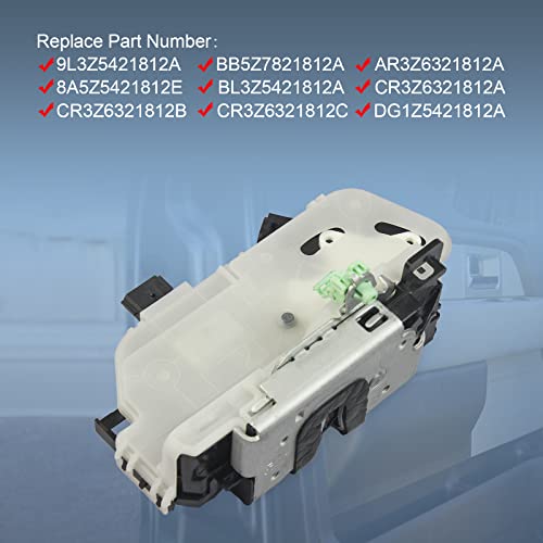 DICMIC Front Right Passenger Side Door Lock Latch Actuator Compatible with 2011-2019 Ford Explorer 2009-2014 Ford F-150 2010-2014 Ford Mustang 2010-2014 Lincoln Mark LT Replace# 9L3Z5421812A - Image 3