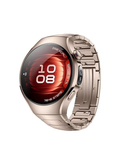 WATCH 5 Smartwatch, Multi-sensing X-TAP technology, Real-Time Fingertip Blood Oxygen, eSIM, 2-Battery Modes, Intuitive Smart Gestures,iOS&Android, Sand Gold