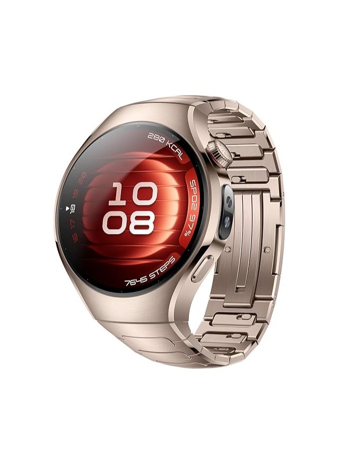 WATCH 5 Smartwatch, Multi-sensing X-TAP technology, Real-Time Fingertip Blood Oxygen, eSIM, 2-Battery Modes, Intuitive Smart Gestures,iOS&Android, Sand Gold