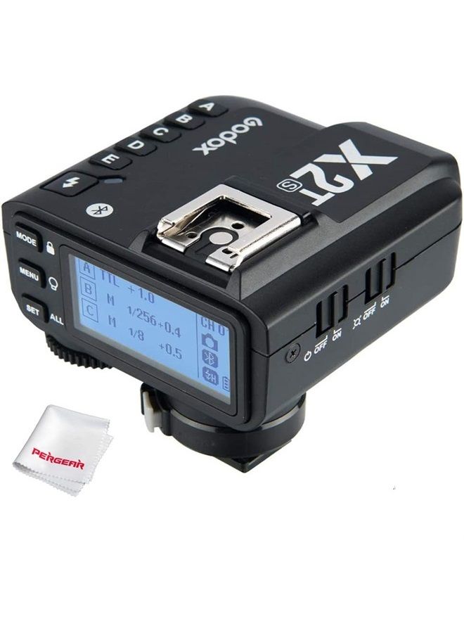Godox X2T-S TTL Wireless Flash Trigger for Sony, Bluetooth Connection, 1/8000s HSS, 5 Separate Group Buttons, Relocated Control-Wheel, New Hotshoe Locking, New AF Assist Light - Image 1