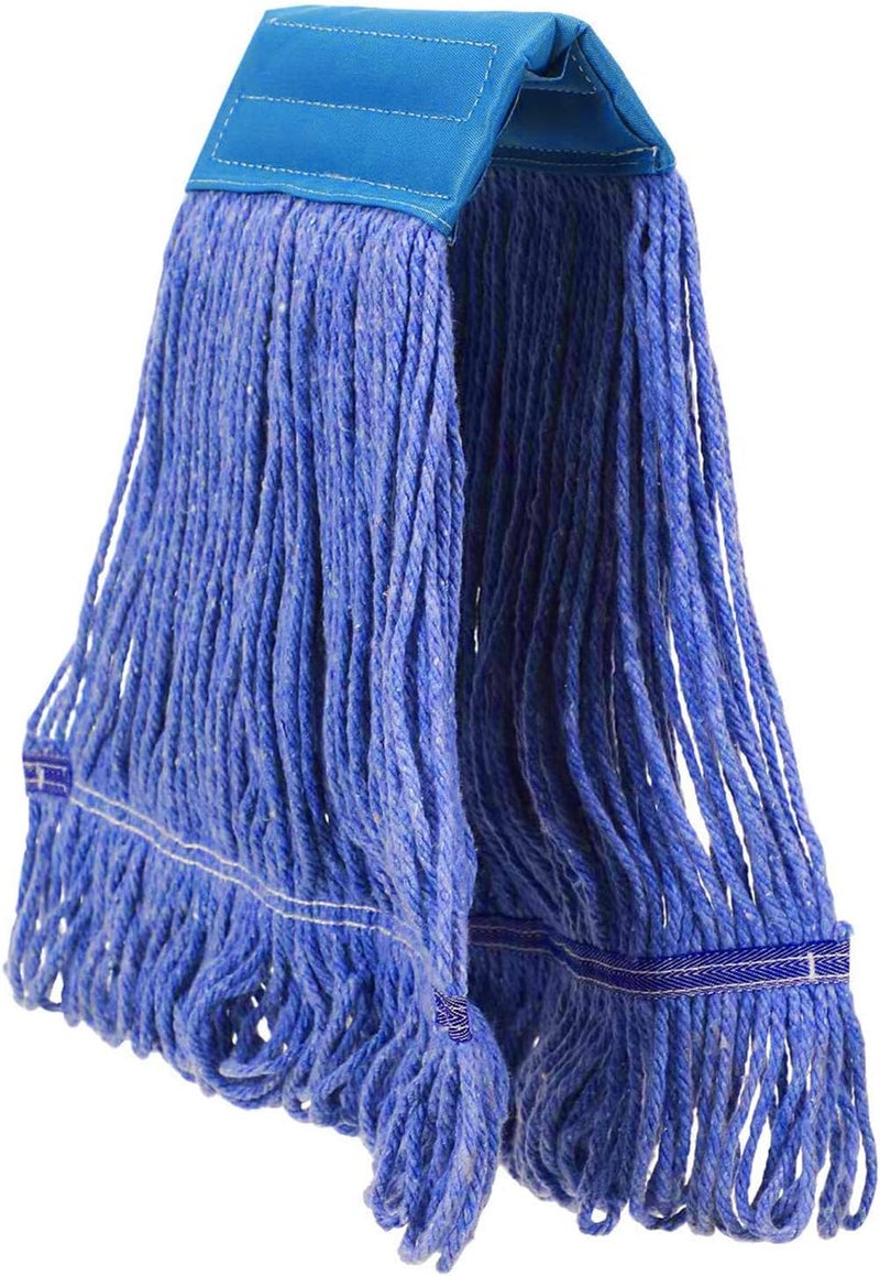 YOCADA Looped-End String Wet Mop Head Refill Replacement Heavy Duty Cotton Commercial Industrial Grade Floor Cleaning - Image 1