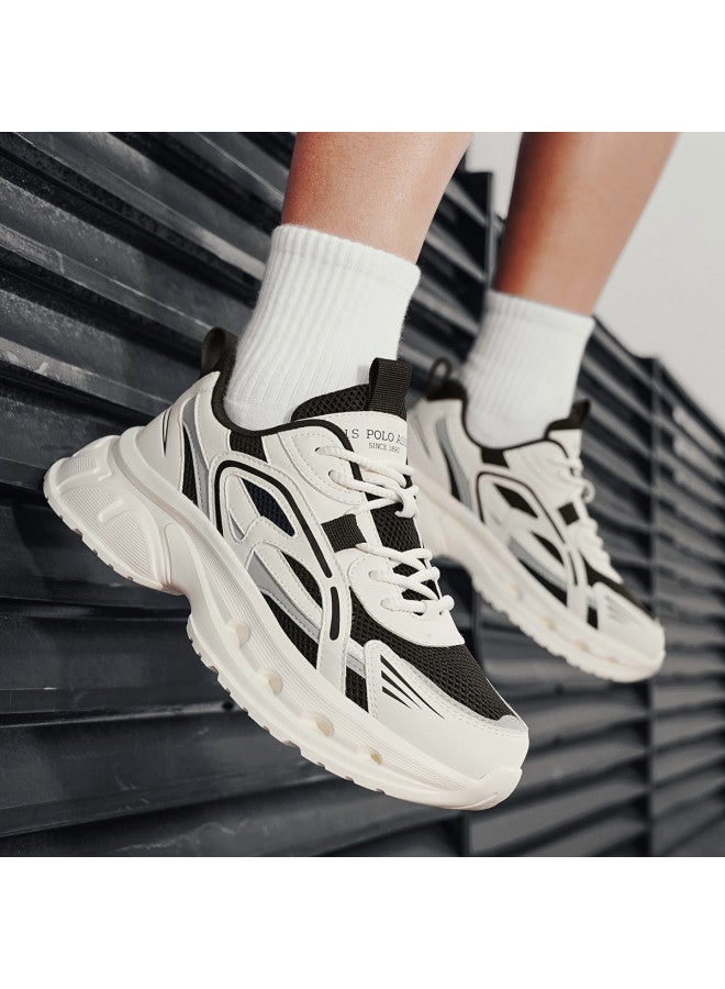 U.S. Polo Assn. أحذية الآباء الرجالية للأزياء في الخريف والشتاء أحذية مريحة وقابلة للتنفس مصنوعة من الشبك للرجال - Image 5