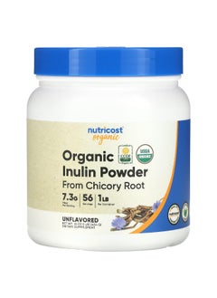 Nutricost Nutricost, Organic Inulin Powder, Unflavored, 16 oz (454 g)  - Image 1