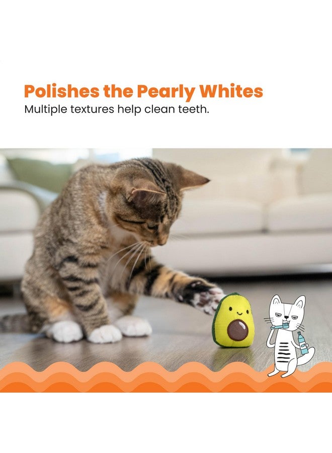 Catstages Lil' Avocato Dental Health Catnip Cat Chew Toy - Image 4