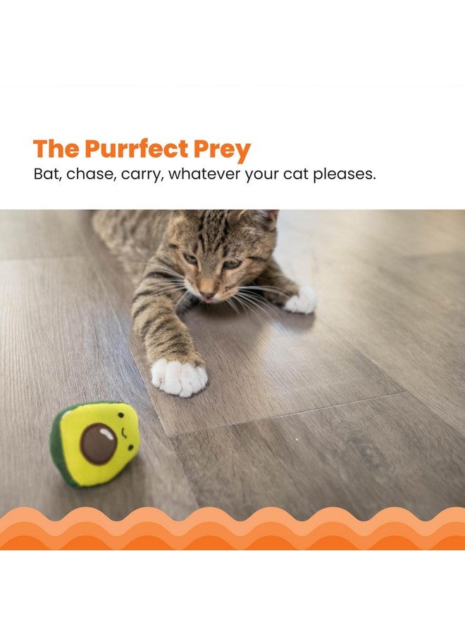 Catstages Lil' Avocato Dental Health Catnip Cat Chew Toy - Image 2