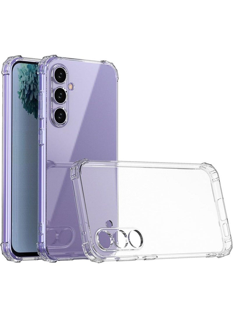 Case for Samsung Galaxy S25 FE, Ultra Slim Crystal Anti-Scratch Bumper Cover Flexible Soft TPU Anti-Fall Reinforced Corner Shockproof Transparent Phone Case for Samsung Galaxy S25 FE - Image 3