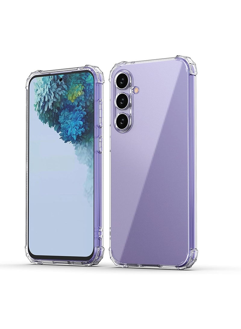 Case for Samsung Galaxy S25 FE, Ultra Slim Crystal Anti-Scratch Bumper Cover Flexible Soft TPU Anti-Fall Reinforced Corner Shockproof Transparent Phone Case for Samsung Galaxy S25 FE - Image 4