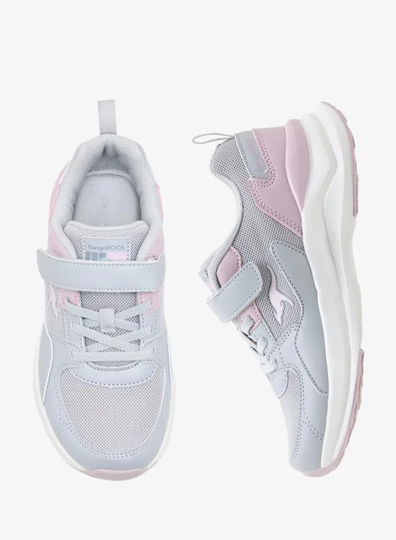 Kangaroos Girls Hook & Loop School Sports Shoes
