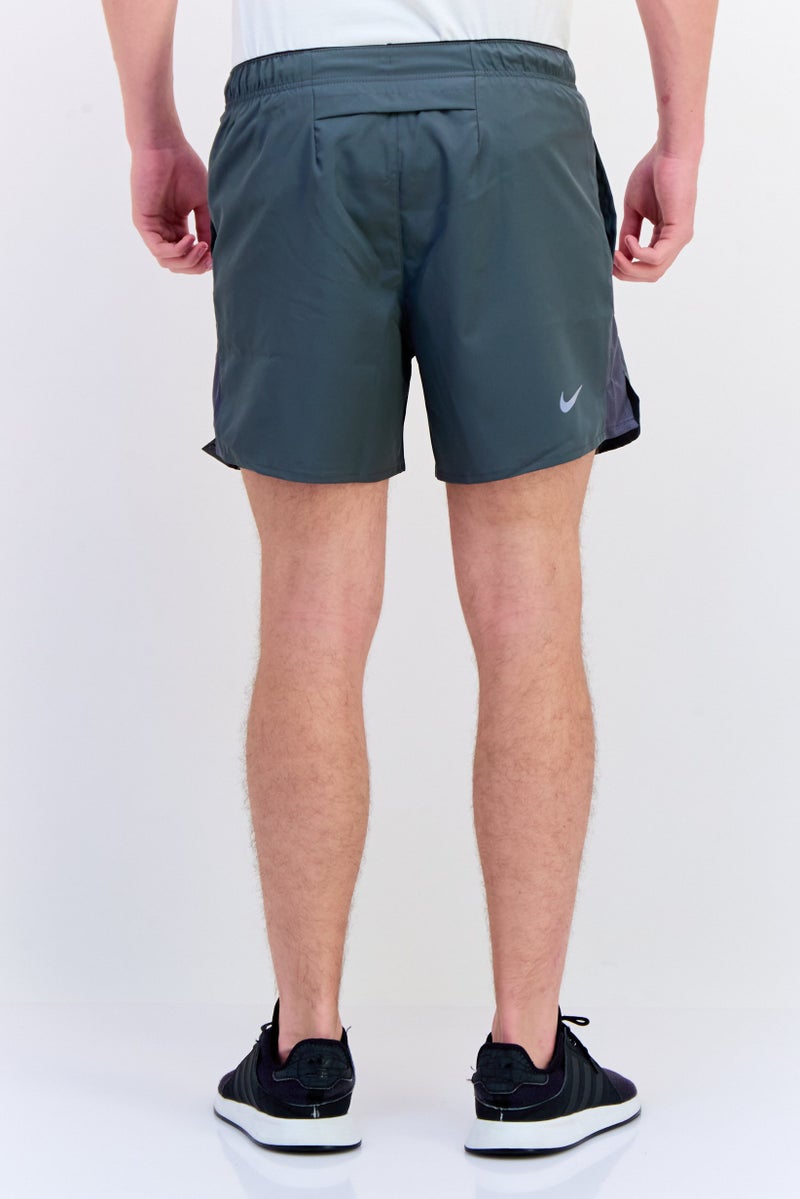 Nike Men Dri-Fit Running 5 Inseam Shorts, Dark Grey  - Image 2