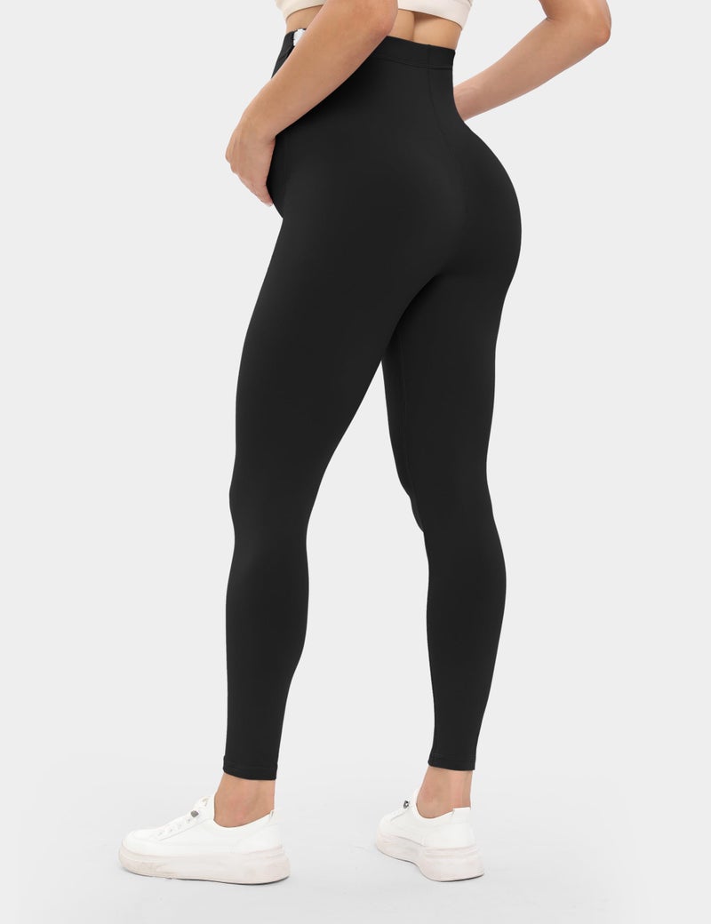 Buttergene Women's Maternity Leggings over the Belly Maternity Yoga Pants Workout Pregnancy Leggings - Image 3