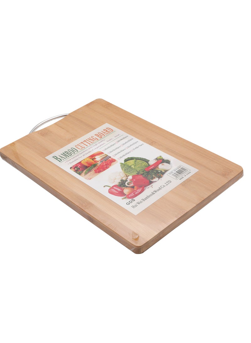 Bamboo Cutting Broad - Chopping Board - Large Kitchen Cutting Board - Wooden Cutting Board, Cut Vegetables, Fruits, Meat Carving Board