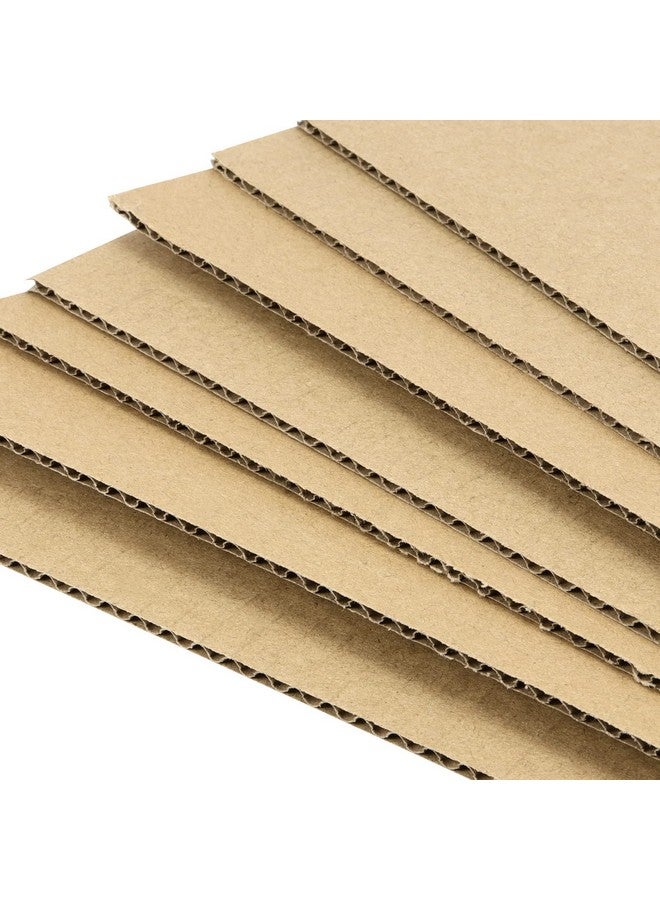 SINJEUN 100 Pack 12 X 9 Inch Corrugated Cardboard Sheets, Brown Kraft Cardboard Sheets For Crafts, Flat Cardboard Filler Insert Sheet Pads For Packing, Mailing, Moving - Image 3
