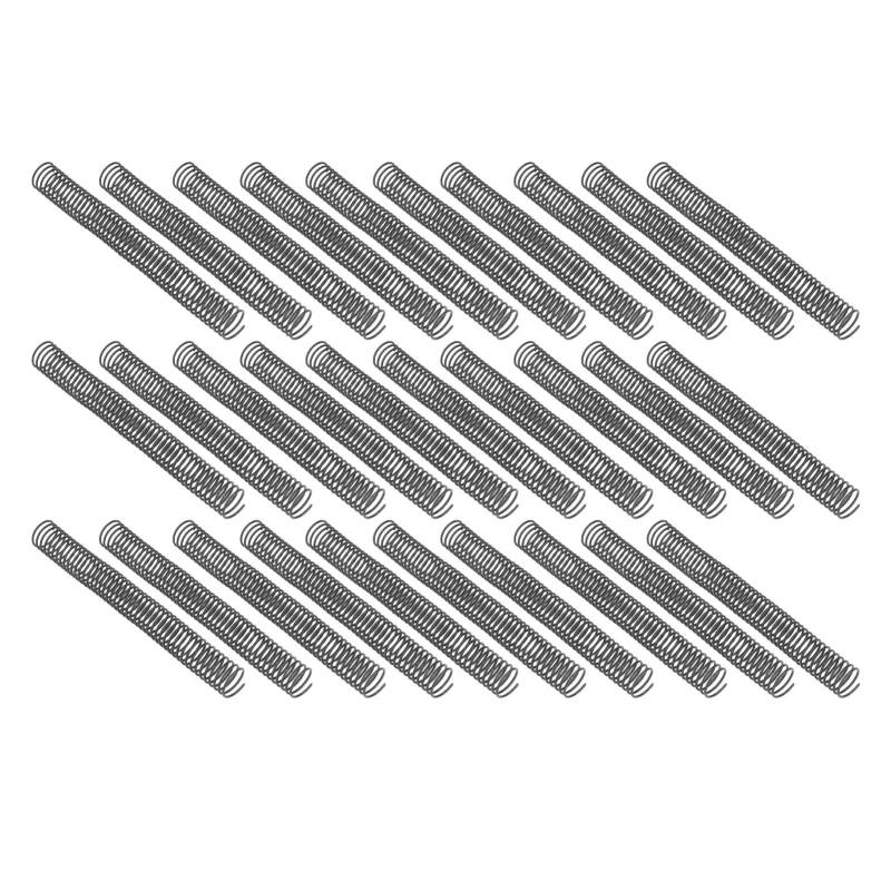 Spiral Binding Coil 29mm 260 Sheet Capacity 30PCS PVC Plastic - 360 Degree Rotation for Office Documents - Image 2