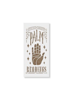 Palm Readings Stencil Reusable Stencils for Painting Create DIY Palm Readings Home Decor