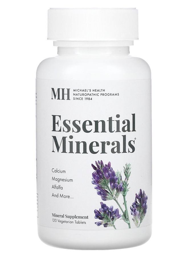 Michael's Naturopathic Essential Minerals 120 Vegetarian Tablets - Image 1