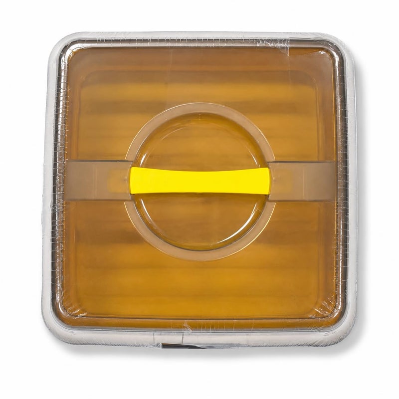 Large Square Dessert Carrier and Food Storage Container, Portable Cake Keeper with Secure Lid for Bakery Items, Fruits, Refrigerated Foods and Outdoor Trips, 30 x 30 cm - Image 4