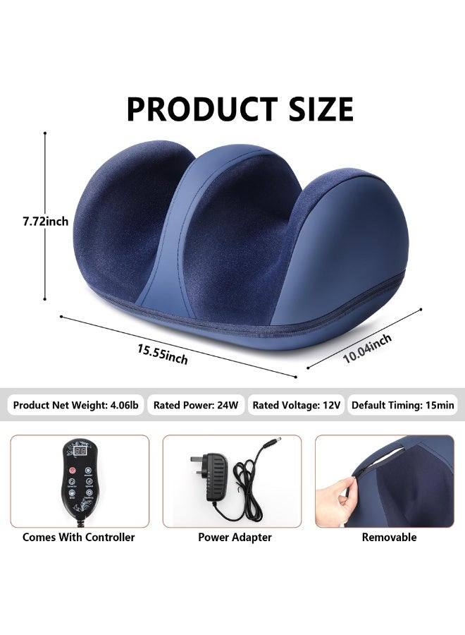 Arabest Electric Heated Foot Massager Machine - Calf Foot and Leg Massager for Plantar Fasciitis as Gifts for Men & Women, Rolling Foot Massagers for Pain and Circulation with 12-Point 3D Massage Head - Image 5