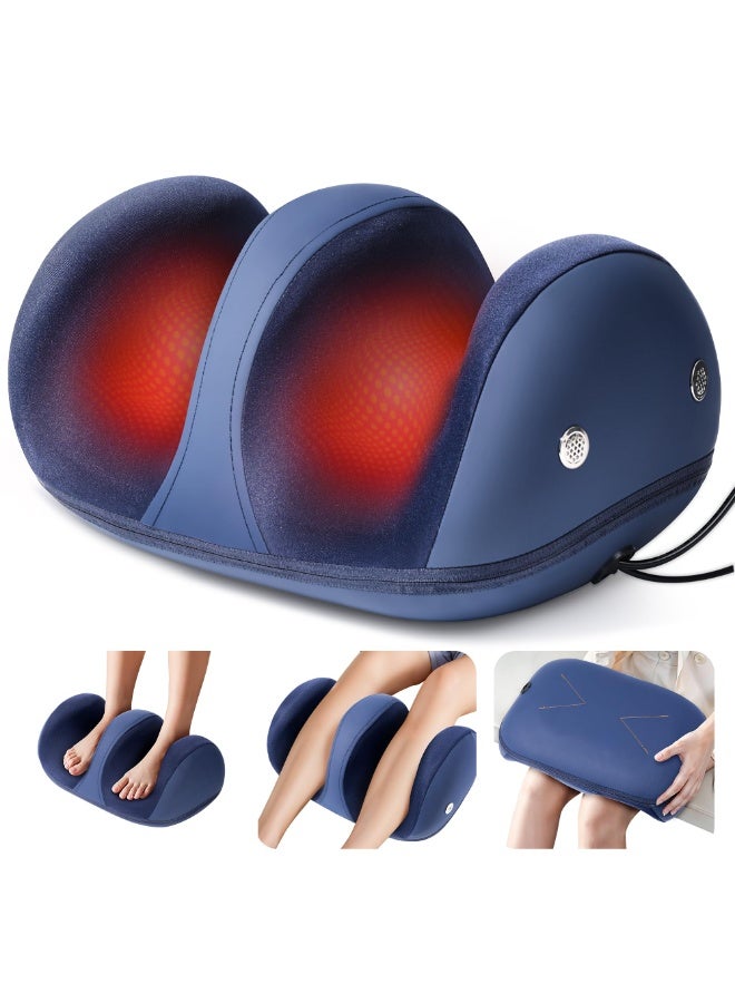 Arabest Electric Heated Foot Massager Machine - Calf Foot and Leg Massager for Plantar Fasciitis as Gifts for Men & Women, Rolling Foot Massagers for Pain and Circulation with 12-Point 3D Massage Head - Image 1