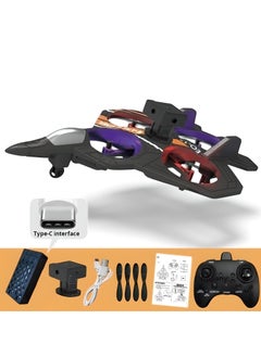 SARAQITA Remote Controlled Aircraft - Gravity Sensing Hovering Stunt Rolling Airplane - Remote Control Jet Plane Gift Toy for Kids & Adults  - Image 1