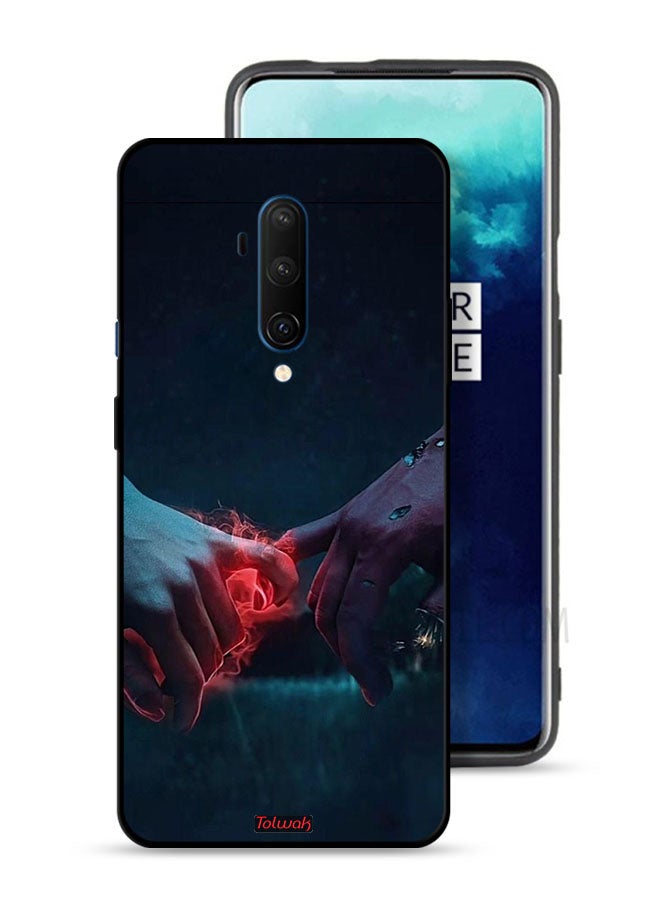 Tolwak OnePlus 7T Pro Protective Case Cover Burning Hands - Image 1