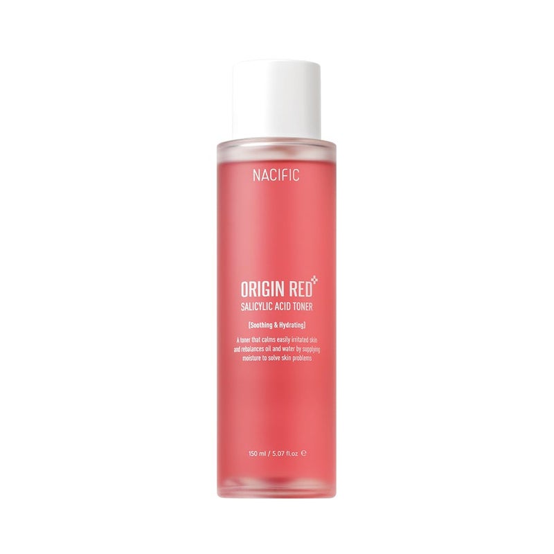 NACIFIC Origin Red Salicylic Acid Toner 507 fl oz 150ml Solution for Skin Troubles Oil Control Exfoliating pH55 Midly Acidic Radiance Skin Barrier Korean Skincare for All Skin Types