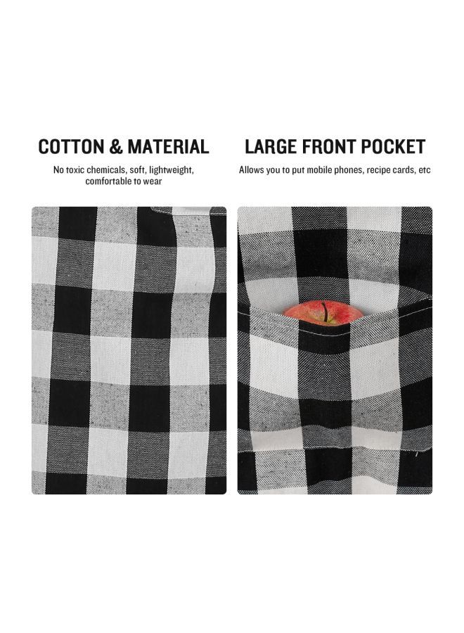 نيبمينينت طقم مرايل من البوليستر مزينة بطبعات مكون قطعتين أسود/ أبيض 80x59سنتيمتر - Image 4