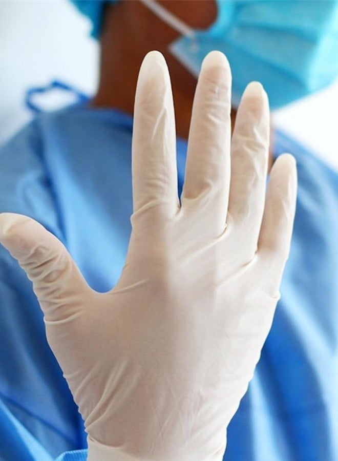 Halapack [50PCS] Disposable Powdered Large Latex Gloves - Convenient and Hygienic Hand Protection - Image 3