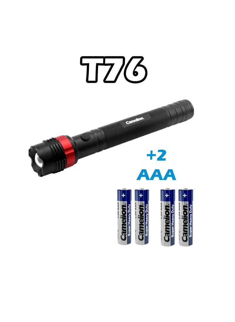 Camelion - Portable T76 Led Flash Light AAAx2 - Image 1