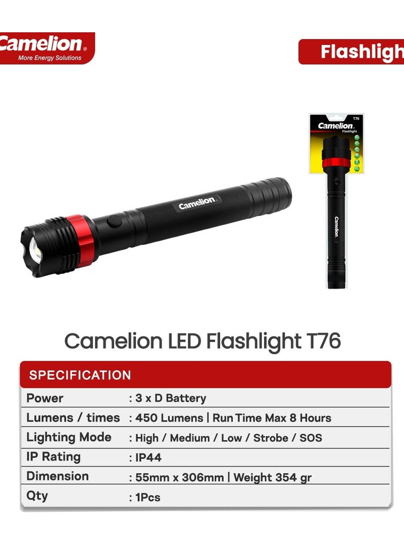 Camelion - Portable T76 Led Flash Light AAAx2 - Image 1