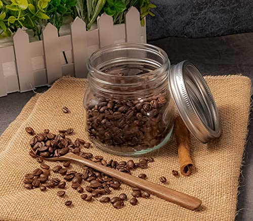 Ieavier 6PCS Wide Mouth Mason Jars 16oz with Airtight Lids and Bands, Canning Jars with Crystal Glass for Food Storage, Spice Jars, Canning, DIY Projects, Jam, Jelly, Honey, Preserving, Drinking - Image 4