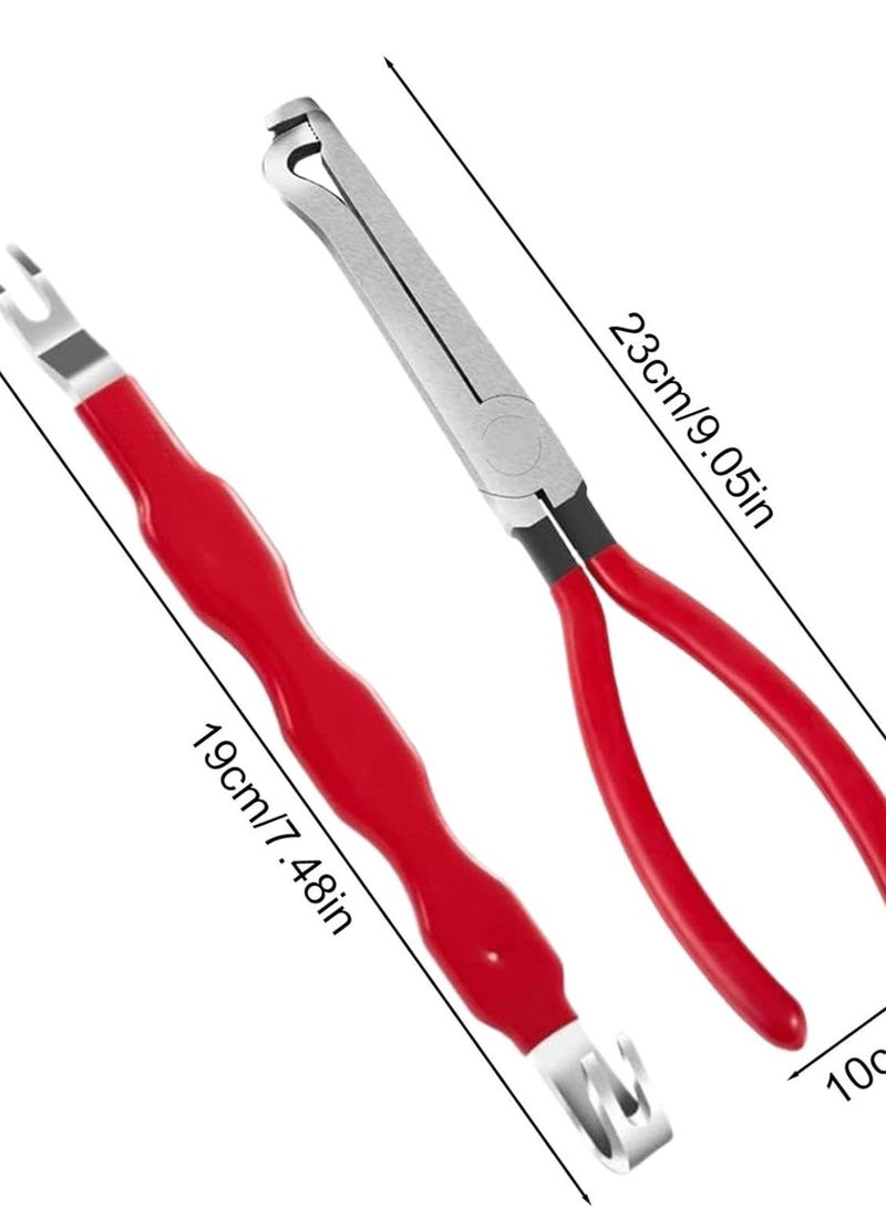 GGOOT Electrical Disconnect Pliers,Electric Plug Pliers Kit | Wire Connector Remover Sturdy Retaining Ring Pliers Auto Repair Hardware Tools for Automotive Repair Hardware - Image 5