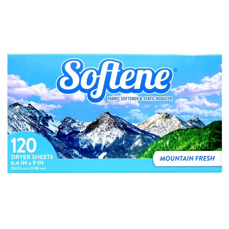 Softene Mountain Fresh Dryer Sheets 120ct - Image 2