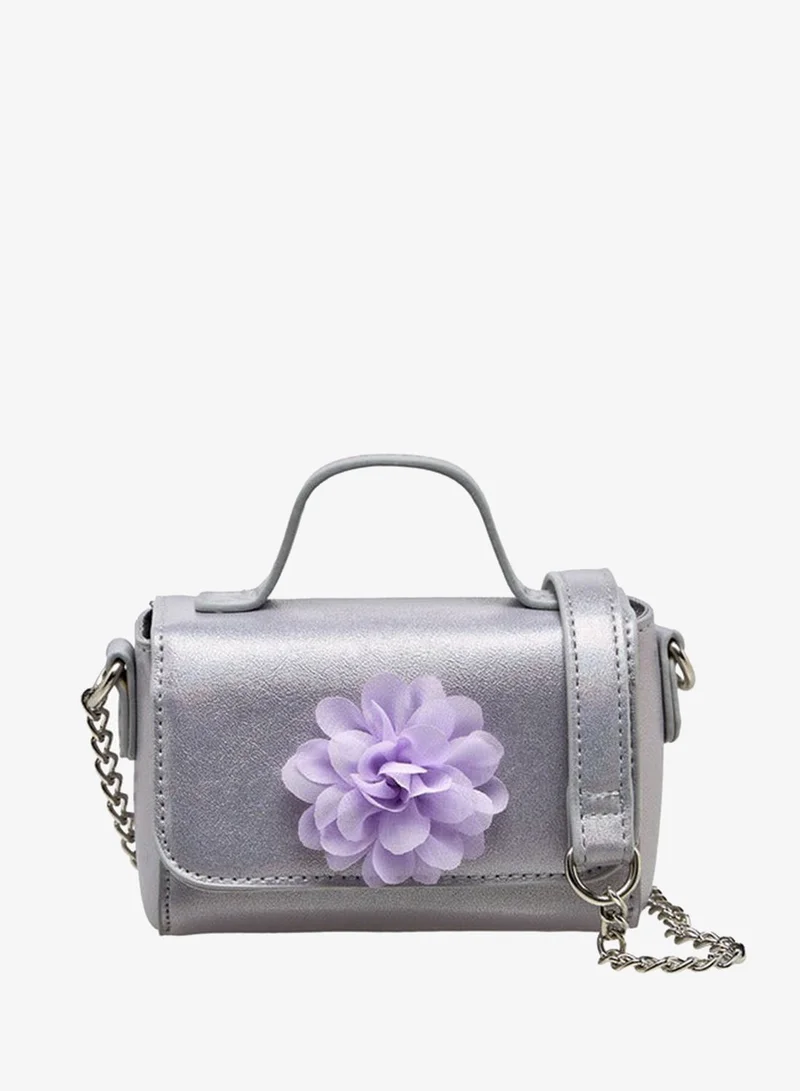 Flora Bella By Shoexpress Flora Bella Floral Accent Crossbody Bag with Chain Strap Ramadan Collection