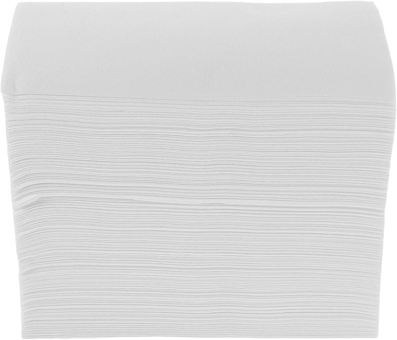 White Disposable Paper Dinner Napkins 20x40cm 100Pcs for Wedding Party Bathroom Hand Towels - Image 2