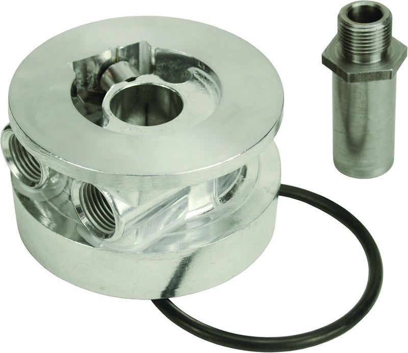 25720 GM Engine Sandwich Adapter Silver