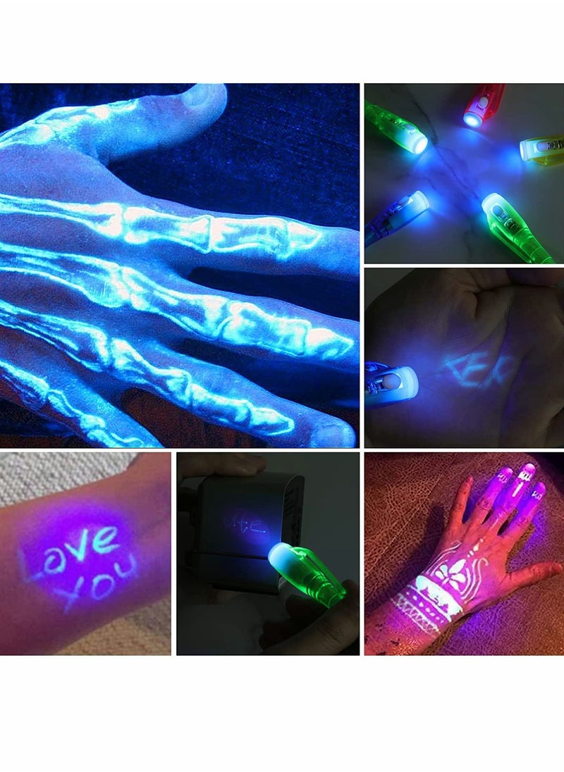 KASTWAVE - Invisible Ink Pen, 7Pcs Invisible Disappearing Ink Pen with UV Light Fun Activity Entertainment for Secret Message Kids Goodies Bags Toy, Party Favors Gifts Party Game Drawing and Writing Fun Pen🎨【Hi - Image 1