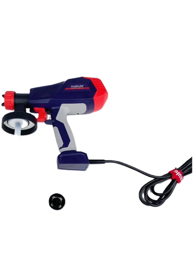 makute Electric Paint Sprayer, 450W High Power, 800ml Paint Reservoir, Adjustable Flow Control, Sector Spray Pattern, for Home & Outdoor Painting Projects, SG121  - Image 3