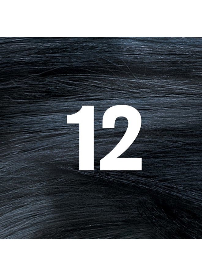 Revlon ColorSilk with Bond Repair Complex, Black Permanent Hair Color, 100% Gray Coverage, Ammonia Free Hair Dye, Vegan Keratin, 12 Natural Blue Black (Pack of 3) - Image 2