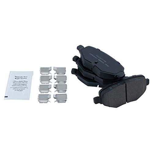 TRQ Rear Brake Pad & Rotor Kit Brake Caliper Brake Hose Brake Pads Brake Rotor Ceramic Premium G-Coated Compatible with 2010-2014 Ford Flex 2013-2015 Taurus Lincoln MKT - Image 3