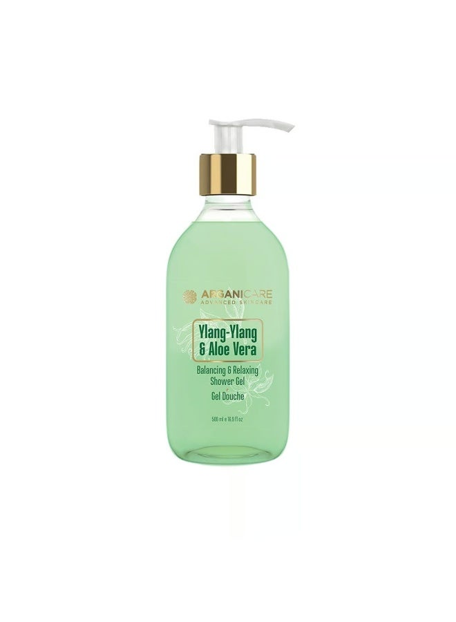 Arganicare Ylang-Ylang & Aloe Vera Shower Gel 500ml - Image 1