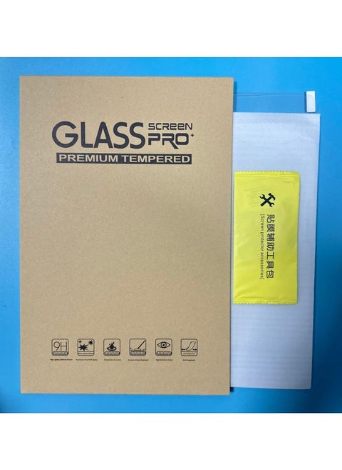 Suitable For Apple Ipadmini7 Flat Tempered Glass Film 24 IPad 10 Generation HD Anti-Fingerprint Glass Protective Film-Color:Straight Edge Tempered Film + Kraft Paper Packaging-Size:Ipad 11th Generat