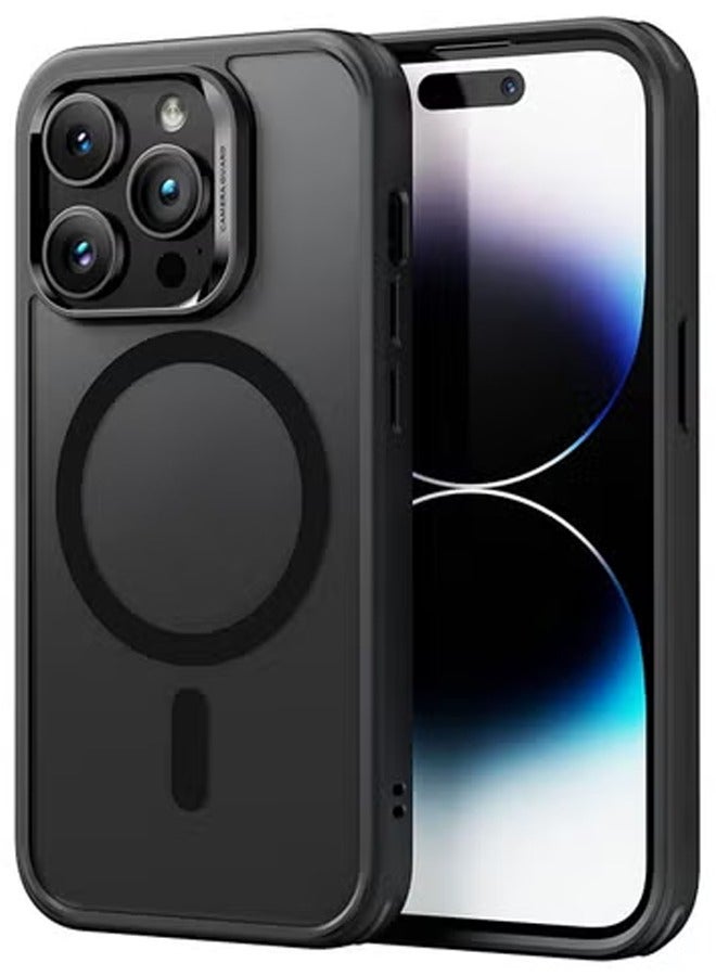 TIGER MagSafe Compatible Case for iPhone 14 Pro – Hybrid Shockproof Protective Cover with Scratch-Resistant Transparent Back, Strong Magnetic Ring, Drop Protection & Slim Grip Design - Image 1